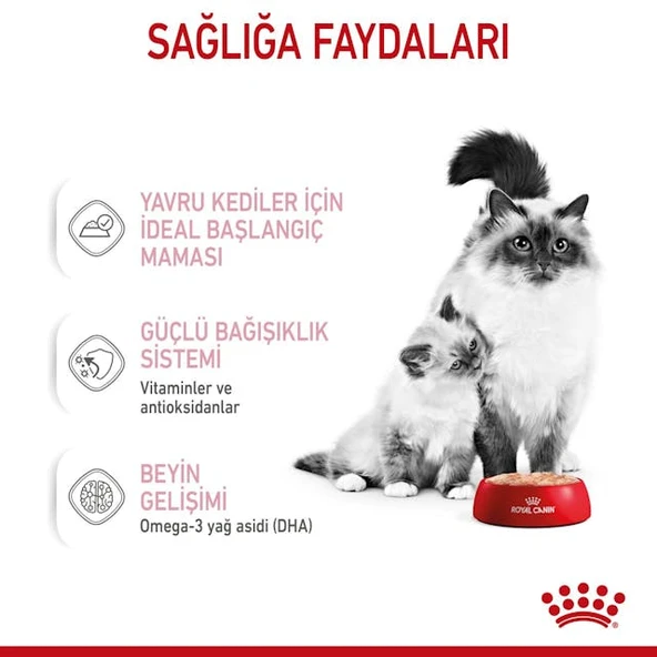 Royal Canin Mother&Babycat Anne ve Yavru Yaş Konserve Mama 195 Gr - Resim 6