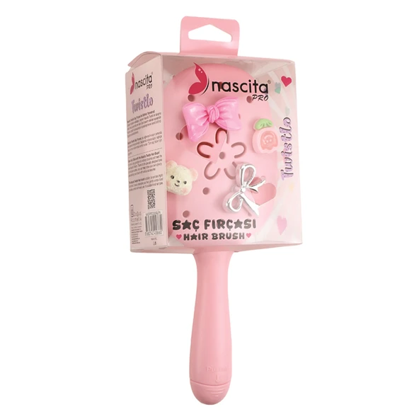 AÇIK PEMBE TWISTLO SAÇ FIRÇASI ürün görseli 1
