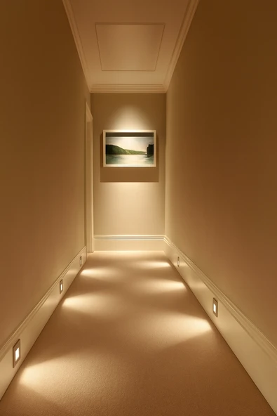 Cata CT-5170 1W Sensörlü Koridor LED Aydınlatma Siyah Renk Fotoselli Duvar Armatürü 6400K Beyaz Işık - 4