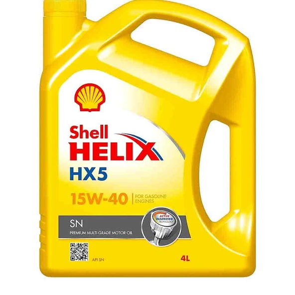Shell Helix Hx5 SN 15W40 - 4 Litre - 1