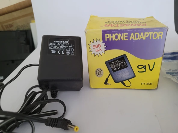 panastar ADAPTÖR TRAFOLU 9V 500MAH 4.8X1.7MM PANASTAR PT-509