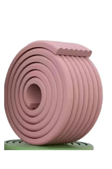 8cmx200cm 1 Adet Yapışkanlı Meva Pembe Lambiri model Çıta Süpürgelik Tablo Tavan Koruyucu Kenar Çıta - 8