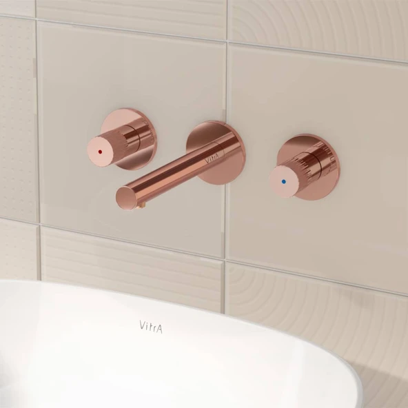 Vitra Origin Ankastre Lavabo Bataryası A4258226 Bakır - 2