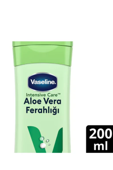 Vaseline Vücut Losyonu Aloe Vera Ferahlığı – Kuru Ciltler İçin Yoğun Nemlendirici Losyon, 200 ml - Resim 3
