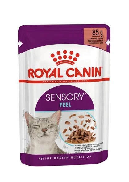 ROYAL CANIN  SENSORY FEEL GRAVY  POUCH 85 GR ürün görseli 1