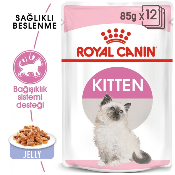 Royal Canin Kitten Jelly Pouch Yavru Kedi Konserve Yaş Maması 85 Gr ürün görseli 1