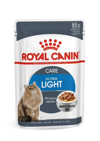 Royal Canin Gravy Ultra Light Pouch Diyet Yaş Kedi Maması Pouch 85 Gr - Resim 2