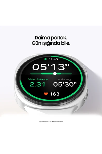 Samsung Galaxy Watch8 44mm Gümüş - Resim 3