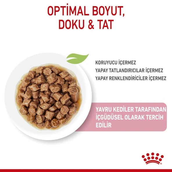 Royal Canin Pouch Gravy Kitten Instinctive Yaş Yavru Kedi Maması 85 Gr - Resim 6