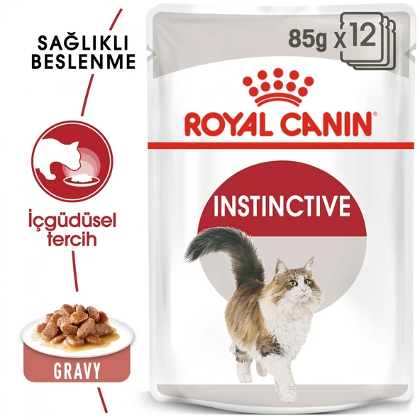 Royal Canin Instinctive Gravy Yetişkin Kedi Maması Pouch 85gr ürün görseli 1