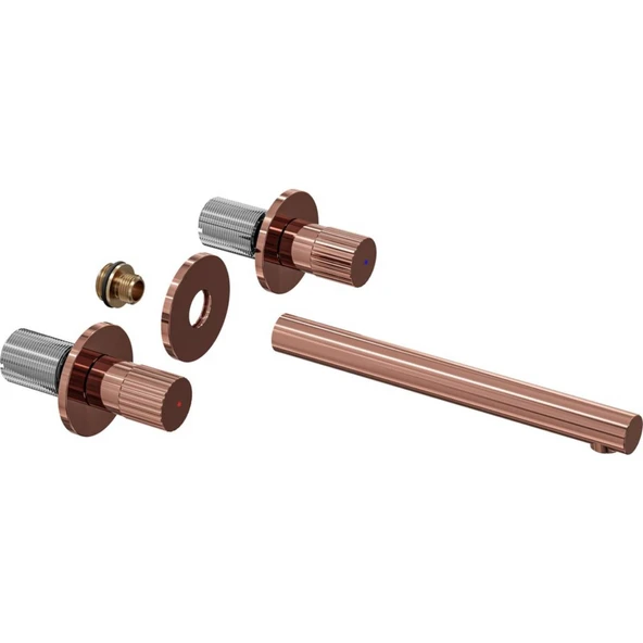 Vitra Origin Ankastre Lavabo Bataryası A4258226 Bakır - 4