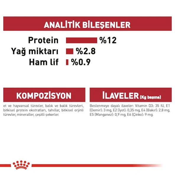 Royal Canin Instinctive Gravy Yetişkin Kedi Maması Pouch 85gr - Resim 4