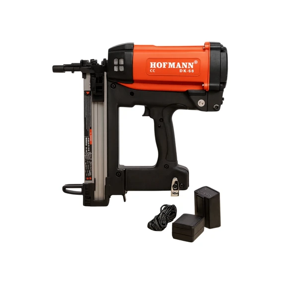Gazlı DK68 Hafif Başlı Çivi Çakma Tabancası Şarjlı Bataryalı Pnömatik Çivi Çakma Döşeme Makinesi ürün görseli