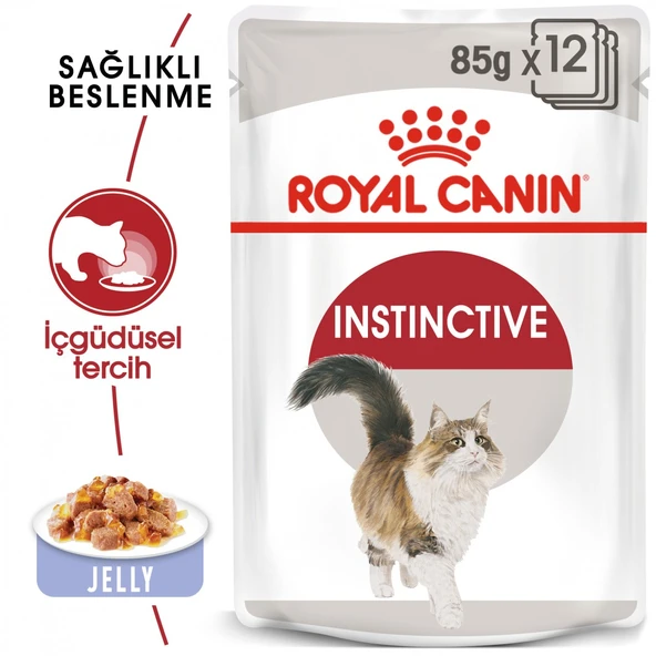 Royal Canin Instinctive Jelly Yetişkin Kedi Maması Pouch 85 Gr ürün görseli 1