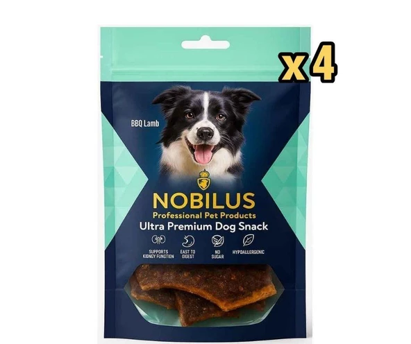 Nobilus Köpek Ödül Maması Barbekü Soslu Kuzulu Etli 80 Gr x 4 Adet ürün görseli 1