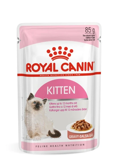 Royal Canin Pouch Gravy Kitten Instinctive Yaş Yavru Kedi Maması 85 Gr - Resim 2