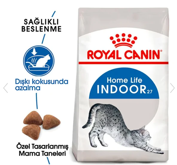 Royal Canin Indoor 27 Ev Kedileri İçin Yetişkin Kedi Maması 2 Kg ürün görseli
