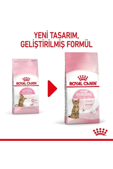 Royal Canın Kitten Sterilised 2kg Yavru Kısır Kedi Maması 6 Ay-12 Ay Arası - Resim 2