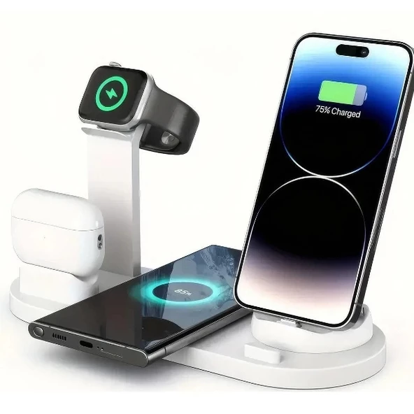 MDB Çok İşlevli Şarj İstasyonu Beyaz Renk ürün görseli 1