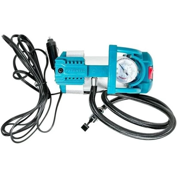 Total TTAC14061 Çakmaklık ve Akü Girişli Araç Kompresörü Lastik Şişirme Oto Hava Pompası 140PSI - 6