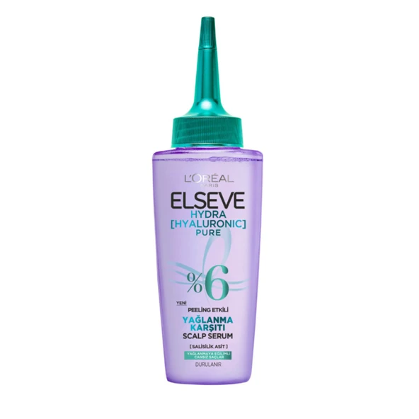 L'Oréal Paris Elseve Hydra Pure Yağlanma Karşıtı Peeling Etkili Saç Derisi Serumu 102 Ml - 1