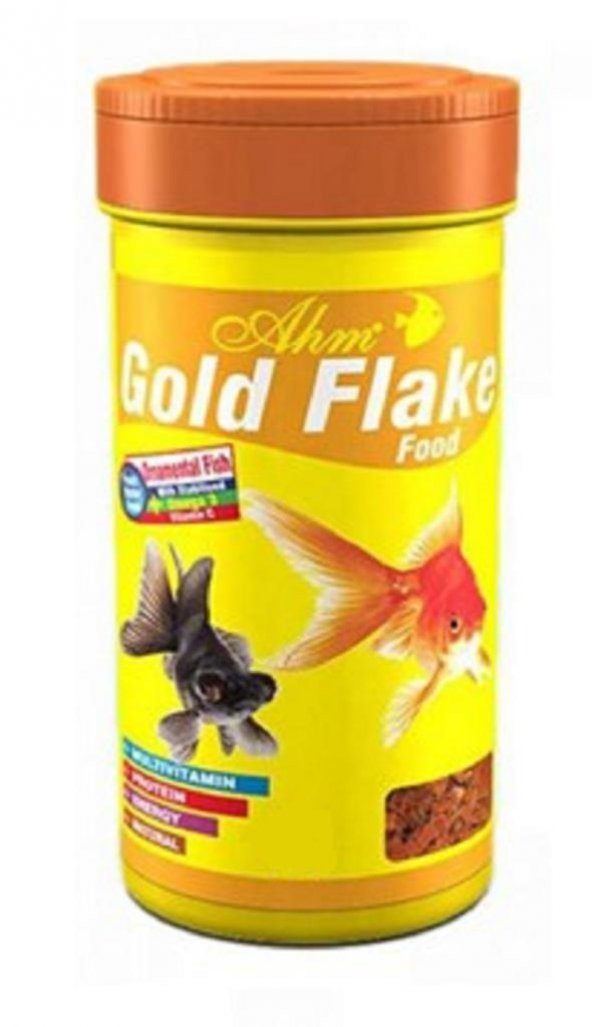 Ahm Gold Flake Food Japon Balığı Yemi 100 Ml