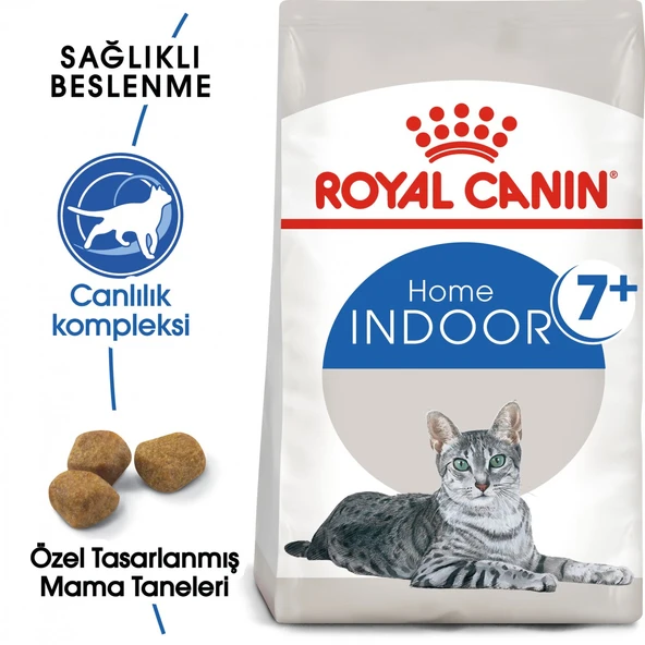 Royal Canin Indoor 7+ Ev Kedileri İçin Yaşlı Kedi Maması 3,5 Kg ürün görseli