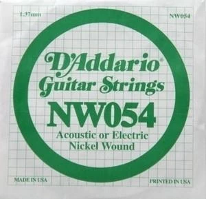 DADDARIO NW054 ELEKTRO VE AKUSTİK TEK TEL, (KALIN Mİ), 0.054 ürün görseli