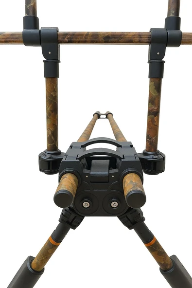 Bauer Profosyonel 4'lü Sazan Sehpası Kamuflaj - 4