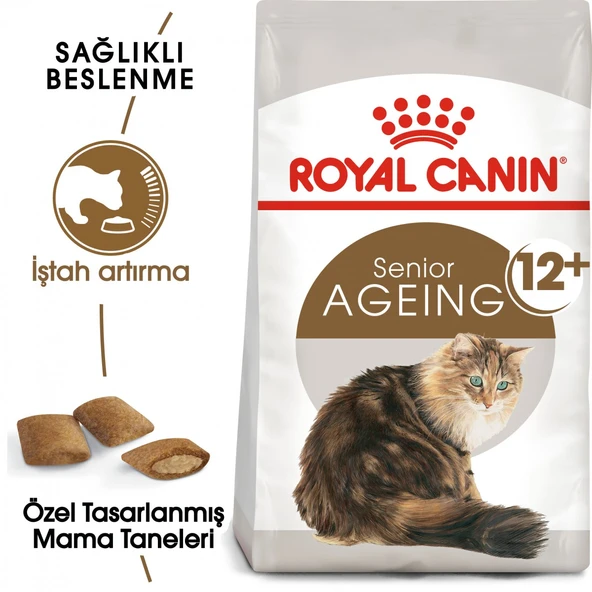 Royal Canin Ageing 12+ Yaşlı Kuru Kedi Maması 2 Kg - 1