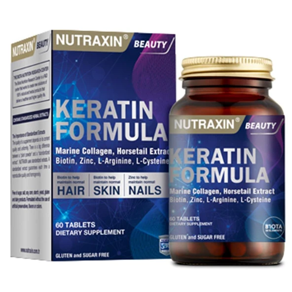 Nutraxin Keratin Formula 60 Tablet ürün görseli