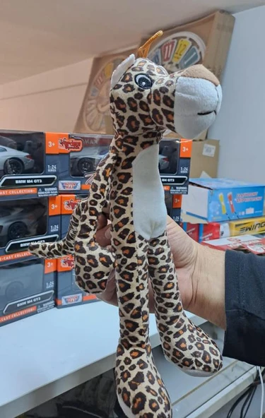 30 cm Asılabilir Elleri Vantuzlu Oyuncak Peluş Leopar - 2