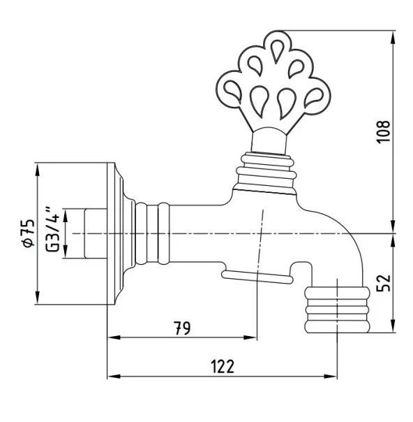 Eca Osmanlı Kurna Musluğu Eskitme 102209223 - 2