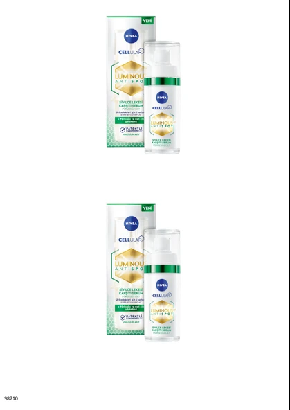 98710 NIVEA LUMINOUS630 SİVİLCE LEKESİ KARŞITI SERUM 2 ADET ürün görseli 1