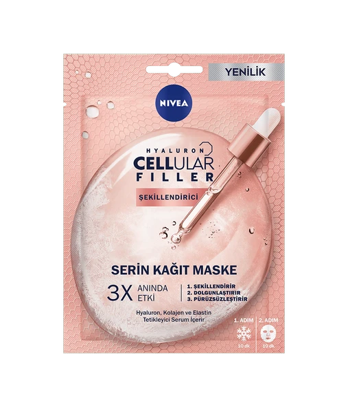 86434 NIVEA Cellular Filler Şekillendirici Serin Kağıt Maske