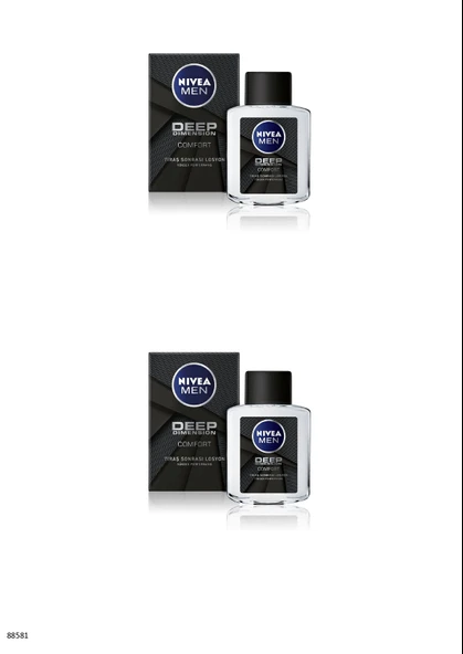 88581 NIVEA MEN DEEP DIMENSION TIRAŞ SONRASI LOSYON 2 ADET ürün görseli 1