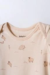 Bebek 2li Kısa Kollu Zıbın Body %100 Organik Pamuk, Bebek-Yenidoğan-CSY8176 - 7