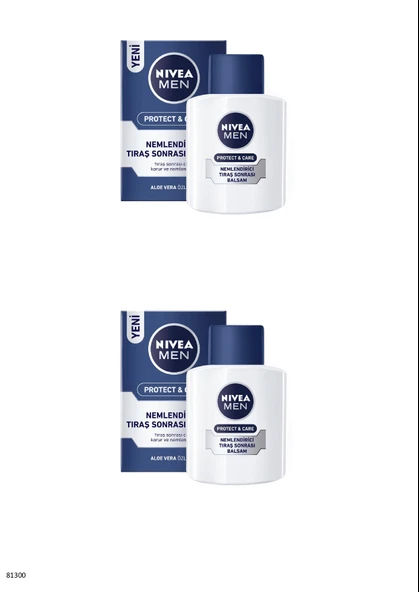 81300 NIVEA MEN PROTECT  CARE NEMLENDİRİCİ TIRAŞ SONRASI BALSAM 2 ADET