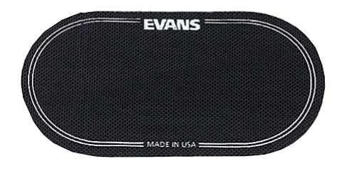 EVANS EQPB2 PEDAL BAS DAVUL DERİ KORUYUCU SİYAH (2 ADET) - 1