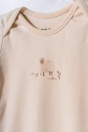 Bebek 2li Kısa Kollu Zıbın Body %100 Organik Pamuk, Bebek-Yenidoğan-CSY8176 - 3