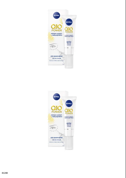 81288 Q10 POWER Kırışık Karşıtı +Sıkılaştırıcı Göz Bakım Kremi 2 ADET ürün görseli