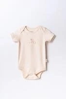 Bebek 2li Kısa Kollu Zıbın Body %100 Organik Pamuk, Bebek-Yenidoğan-CSY8176 - 2