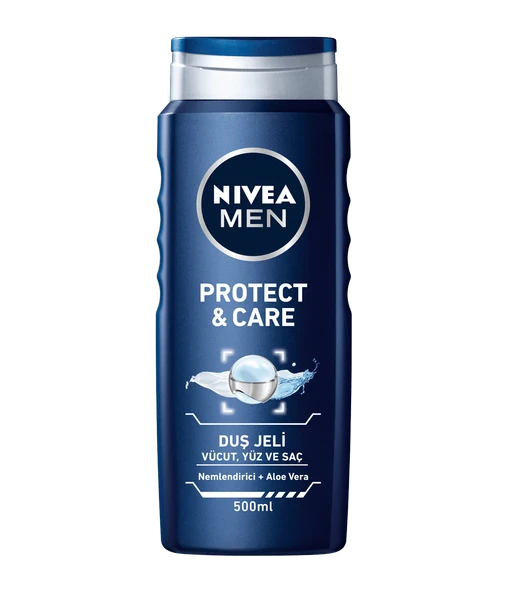 83612 NIVEA MEN PROTECTCARE DUŞ JELİ 2 ADET - Resim 2