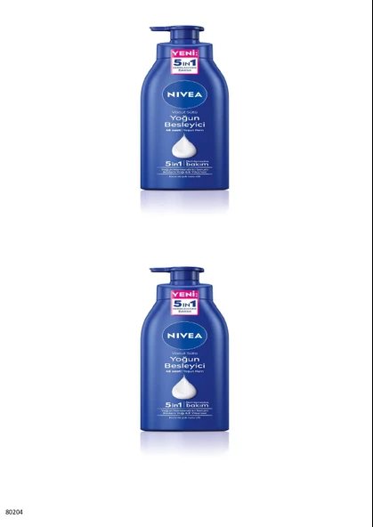 80204 NIVEA Besleyici Vücut Sütü 2 ADET