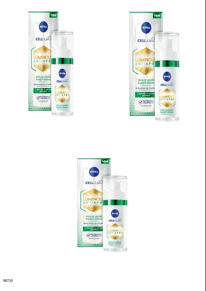 98710 NIVEA LUMINOUS630 SİVİLCE LEKESİ KARŞITI SERUM  3 ADET ürün görseli