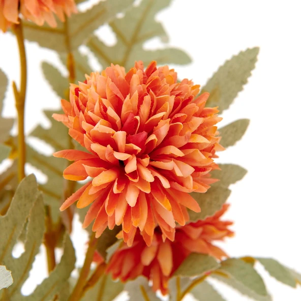 Soft Yapay Çiçek - Turuncu - Resim 3