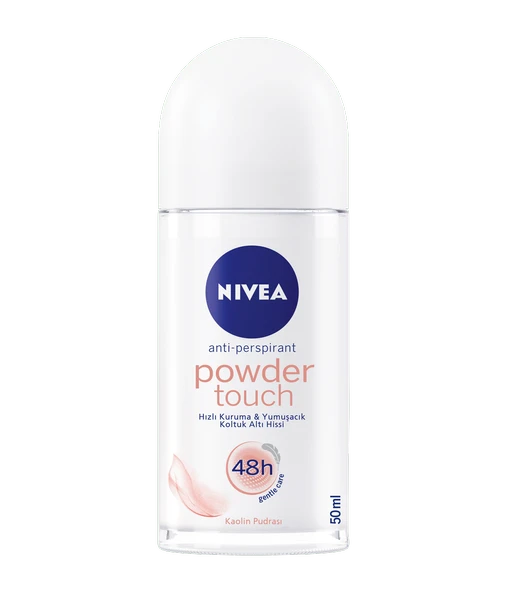 82280 NIVEA POWDER TOUCH ROLL-ON  3 ADET - Resim 2