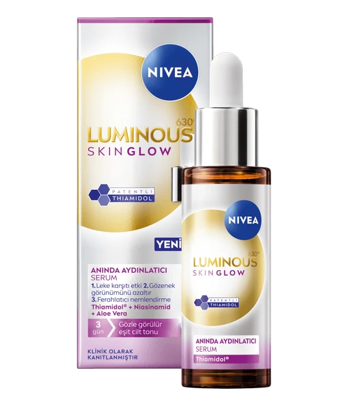 99393 NIVEA Luminous630 Skin Glow Anında Aydınlatıcı Serum 30ml 2 ADET ürün görseli 1