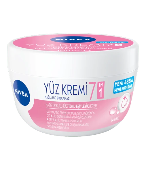 80138 NIVEA 7si1 Arada Cilt Tonu Eşitleyici Yüz Kremi  3 ADET - Resim 2