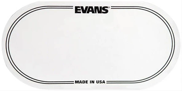 EVANS EQPC2 PEDAL BAS DAVUL DERİ KORUYUCU ŞEFFAF (2 ADET) - 1